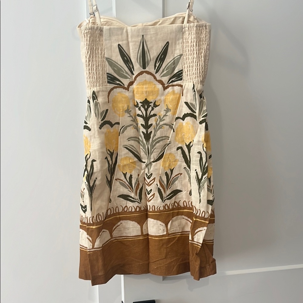 Floral Print Dress with Spaghetti Straps - Picture 2 of 3